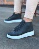 Wagoon WG032 Gri Bağcıklı Sneakers  Yarım Bilek Bot